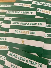 25 x Glasgow Celtic FC  Green Brigade Stickers Bhoys IRA Hoops Flag Scarf