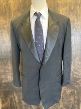 MANI Giorgio Armani Vintage Single Button Wool Tuxedo Size 44L 35x32 Italy