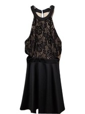  Black Lacy Short Dress with Cut Out Sides Size 3 Speechless 
