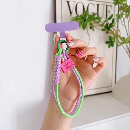 Woven Colored Safety Phone Lanyard Colorful Phone Wrist Strap Mobile Phone - 第 20/22 張圖片