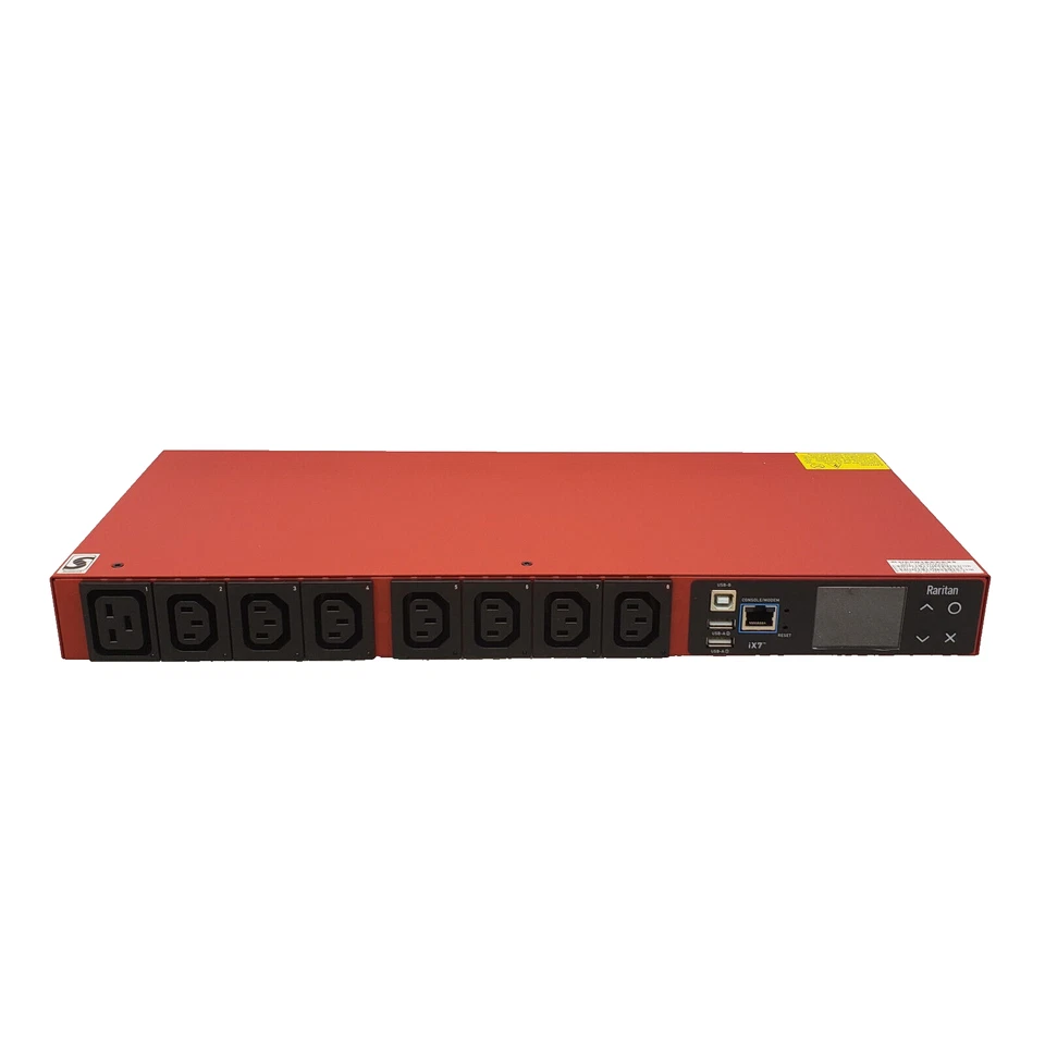 RARITAN Legrand PX3 8-Outlet Monitored PDU Rackmount 1U 200-240 V AC - PX3-5184R - Image 2 of 4