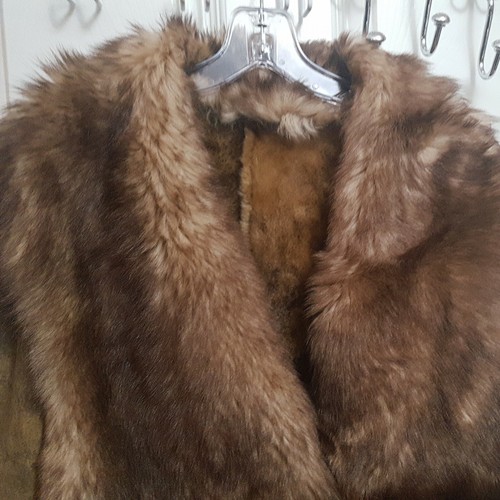 Gina Bacconi Original Shearling Coat Fur Sz. XL 23312.XL.2 Made in Italy - Picture 3 of 12
