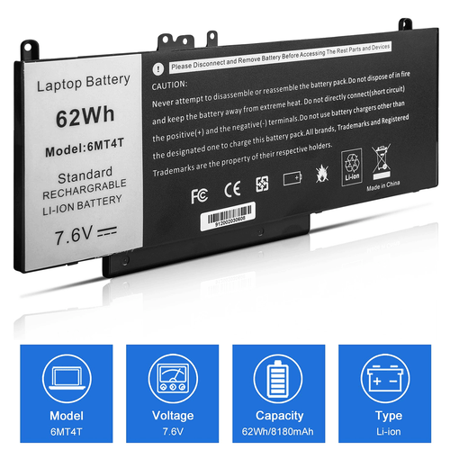 🔥6MT4T Laptop Battery For Dell Latitude E5470 E5570 Precision 3510 Type 79VRK🔥 - Picture 3 of 12