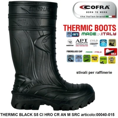 SICHERHEITSSTIEFEL COFRA THERMIC BLACK S5 CI HRO CR AN M SRC 00040-015