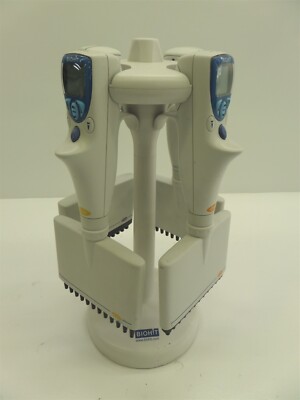 Lot - BioHit eLine 12-Channel Electronic Pipette w/ Stand - e120 e300 e1200