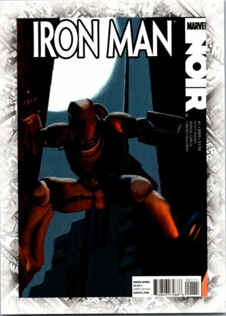 UPPER DECK MARVEL BEGINNINGS III 3 BREAKTHROUGH ISSUE CARD B-133 Iron Man Noir