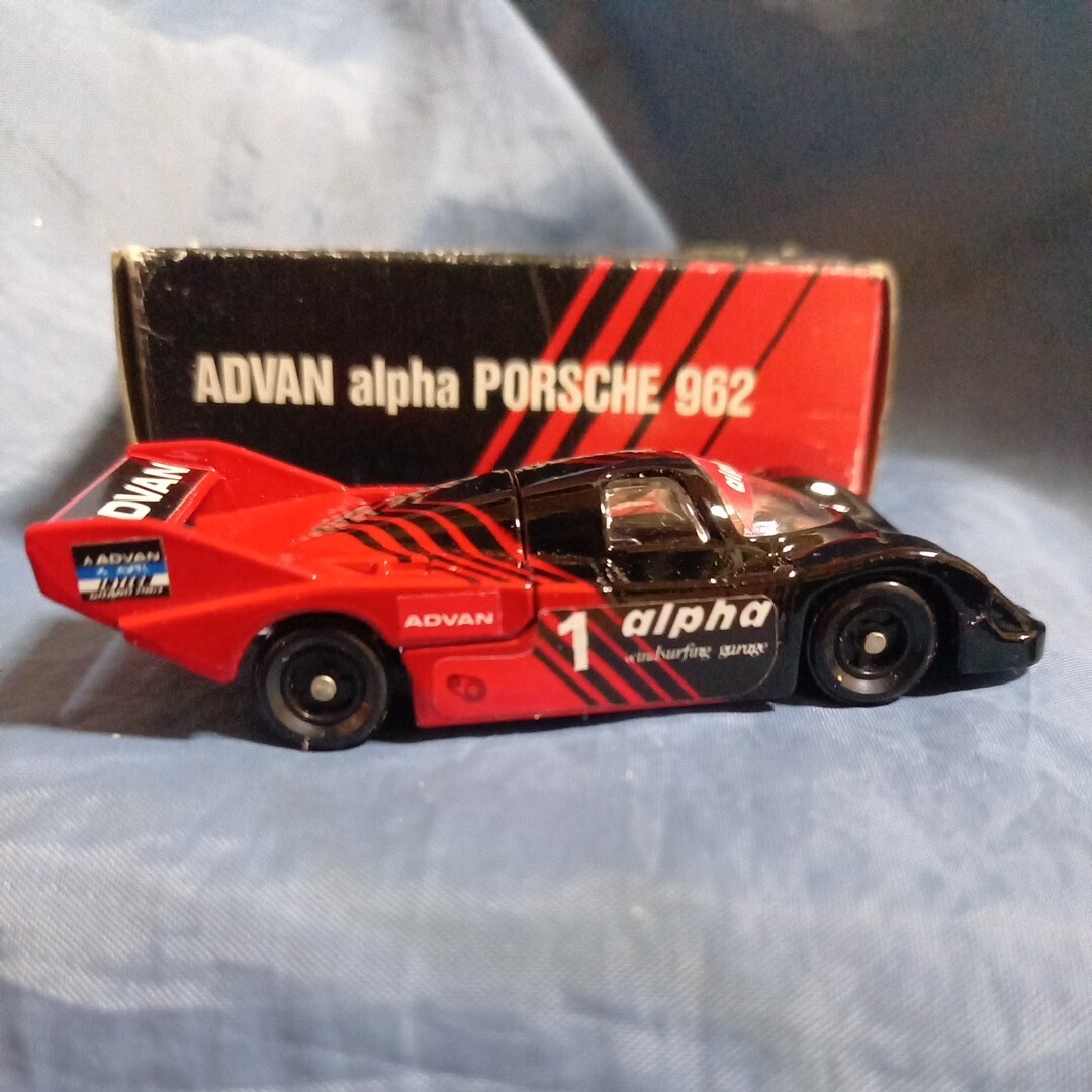 Tomica Advan Alpha Porsche 962 85 86 Champ 956 Made In Japan Tomica Advan Alpha Porsche 962 85 86 Champ 956 Made In Japan