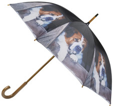 Regenschirm Mars & More Bernhardiner Hund, Stockschirm, Exklusiver Design, Welpe