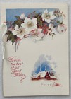 Christmas Greeting Card circa 1910,  Xmas, Vintage, Used