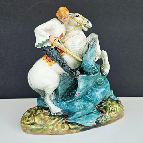 Vintage Royal Doulton St George HN2051 Porcelain Figurine - Picture 4 of 8