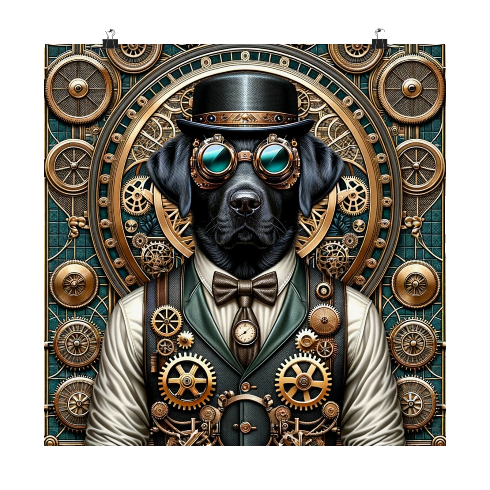 Pósters e impresiones steampunk para decoración del hogar