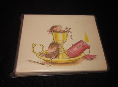 House Mouse Designs ''16 Holiday Note Cards w/Envelopes'' Unopened/Unused Vintage