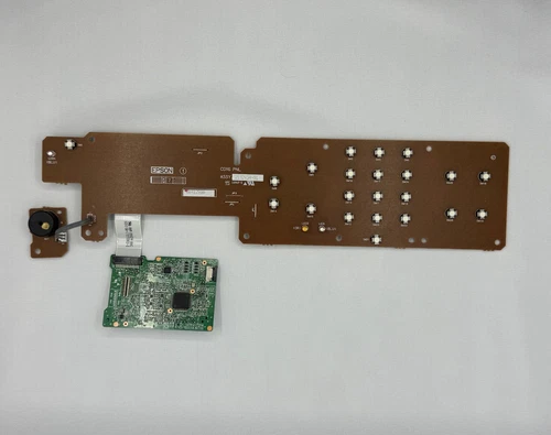 Epson Workforce WF-3620 Printer button pcb with lcd controler board