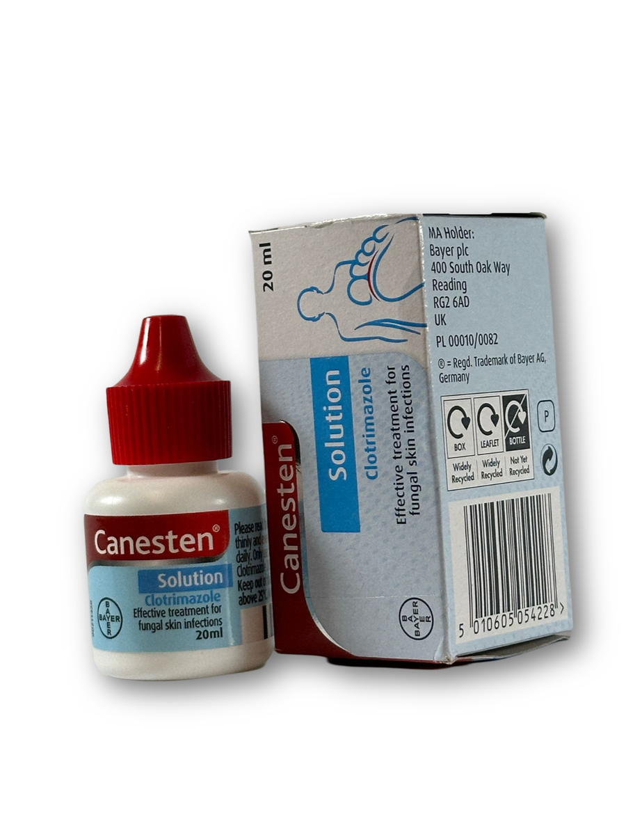 Canesten 1% Anti Fungal Solution 20ml (MAX PER ORDER) UK