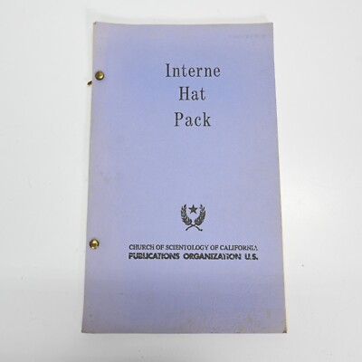 Vintage Interne Hat Pack 1975 - Scientology  L. Ron Hubbard