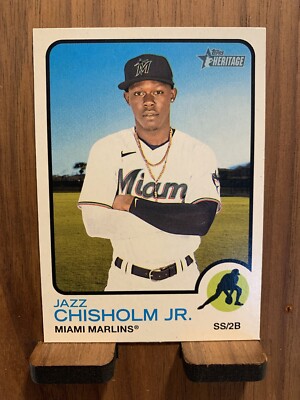 2022 Topps Heritage - #120 Jazz Chisholm