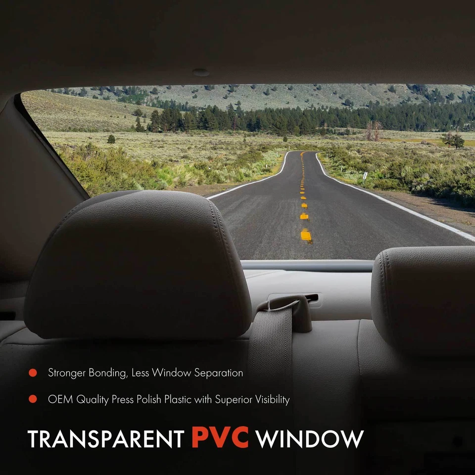 Black Convertible Soft Top w/Heated Glass Window for 2003-2008 BMW Z4 E85 Foto 4 de 4