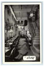 The Cortile Dining Room Interior View Lantern New York City NY Vintage Postcard