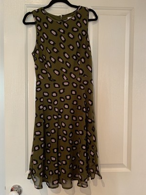 silk leopard dress