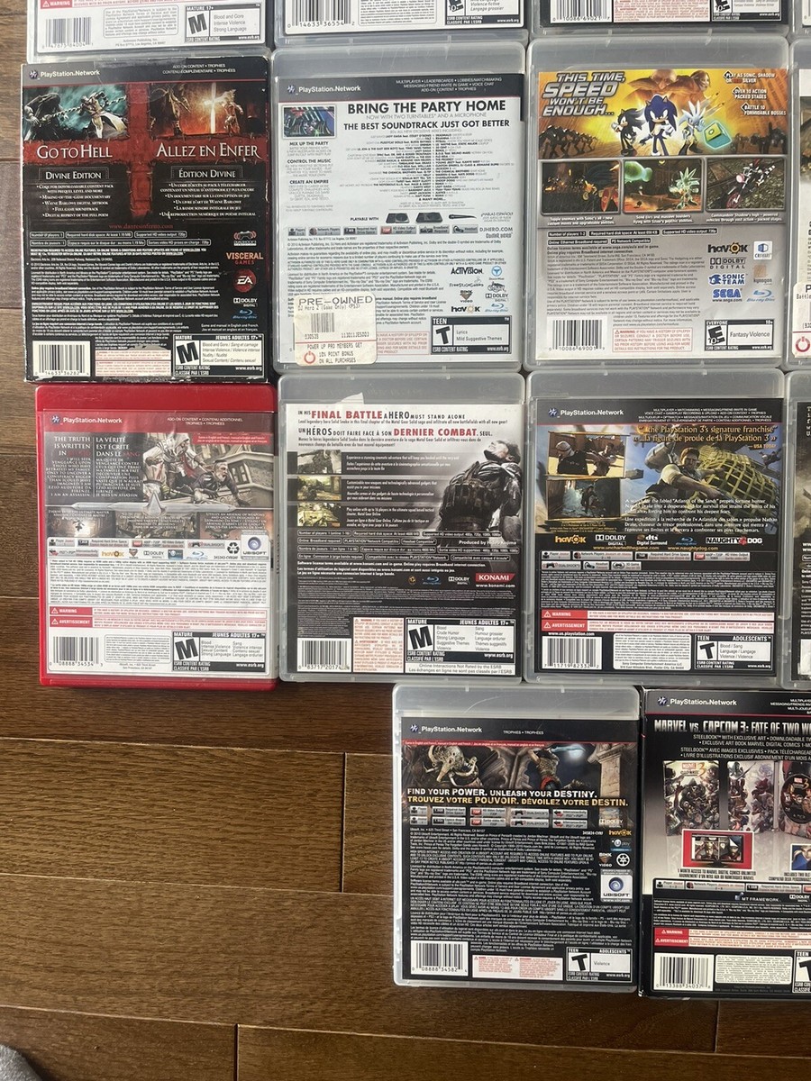 33 Game Lot Bundle All Working (Sony PlayStation 3) | eBay