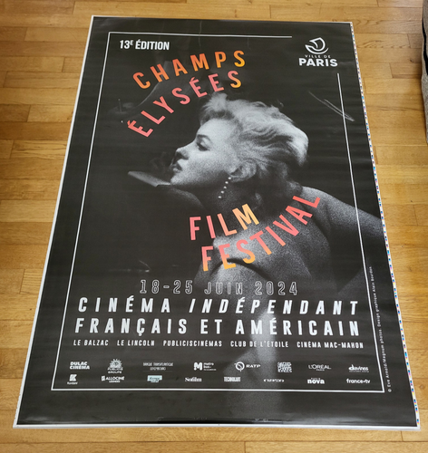 MARILYN MONROE BY EVE ARNOLD - ORIGINAL POSTER - PARIS - 69" x 47" - 2024 - Picture 10 of 12