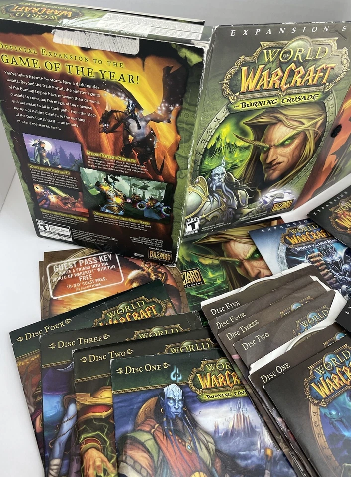 WORLD OF WARCRAFT PC Game Blizzard 2004 and 3 Expansions - Image 2 of 4