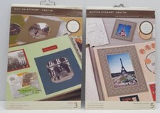 2 Martha Stewart Photo Mat Picture Frame Boards Scrapbooking Crafts Lot NEW