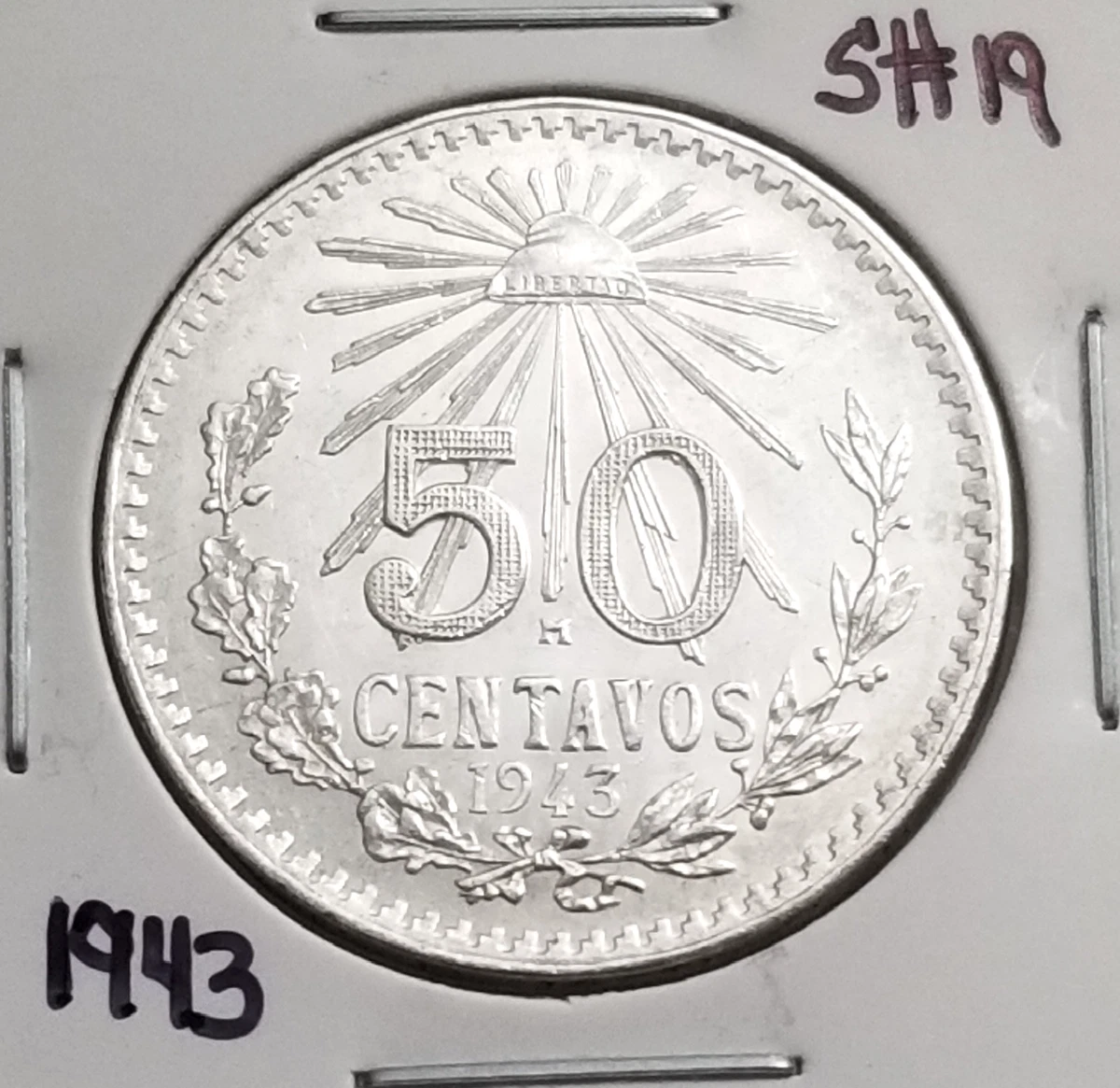 50 Centavos Silver 1943 Year Mexican Coins (1905-Now) for sale | eBay