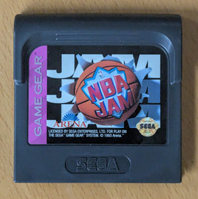 COMPLETE NBA Jam SEGA GAME GEAR Basketball CIB Manual GAMEGEAR Hang Tab TESTED
