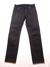 3sixteen NT-220x Narrow Tapered Double Black Selvedge Denim Jeans Size 33 X 32