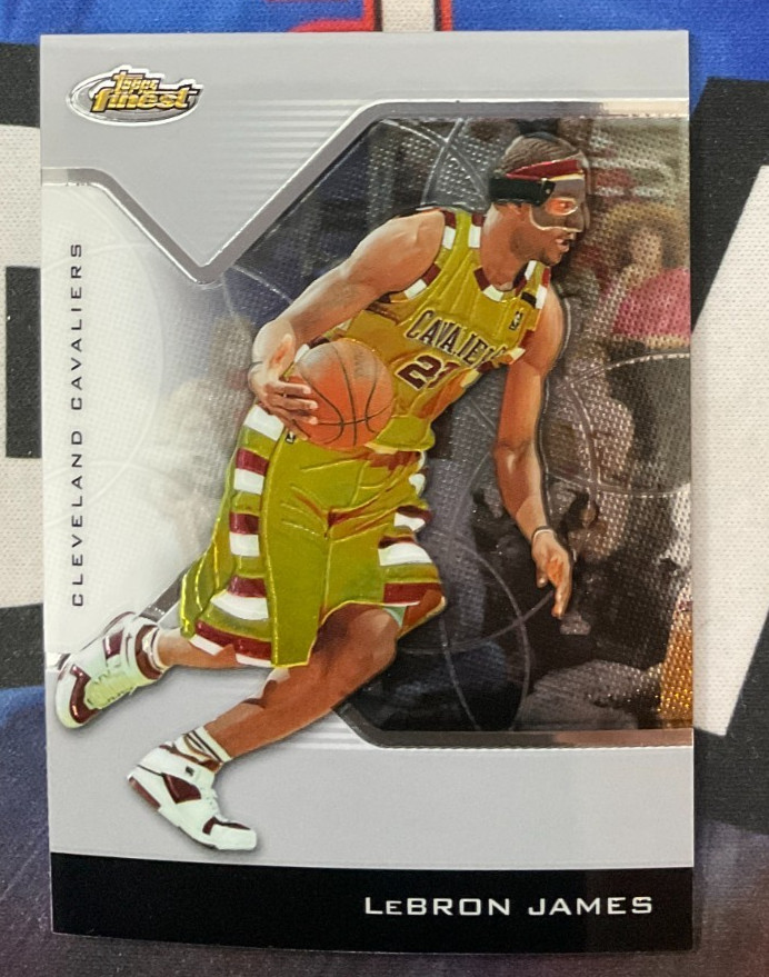 2004-05 Topps Finest Basketball #23 LeBron James (TZ)