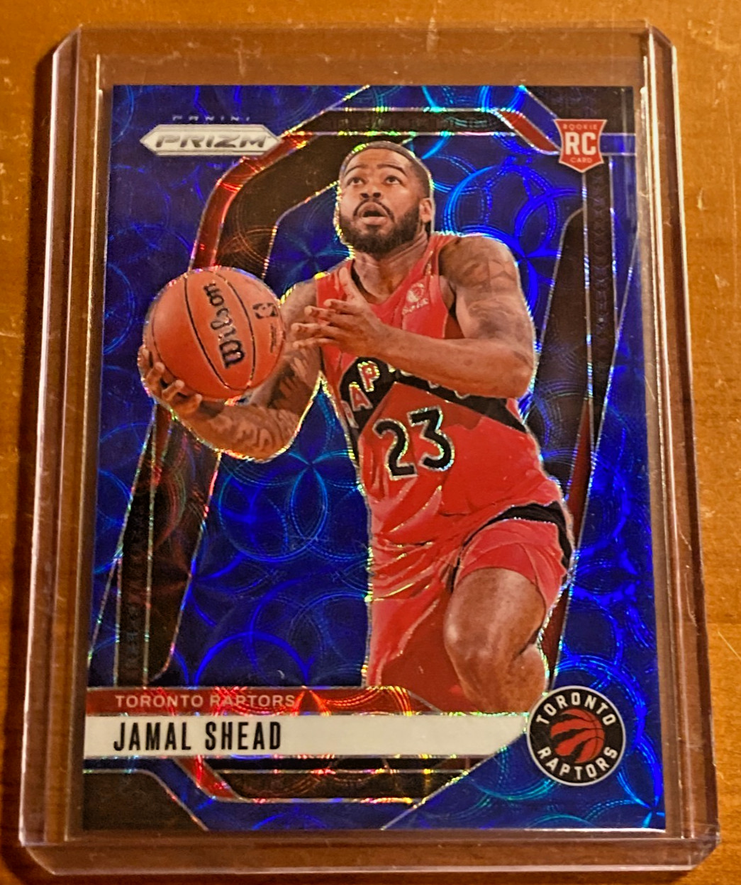 2024-25 Panini Prizm Jamal Shead Rookie RC Blue Choice Prizm /49 #241 Raptors
