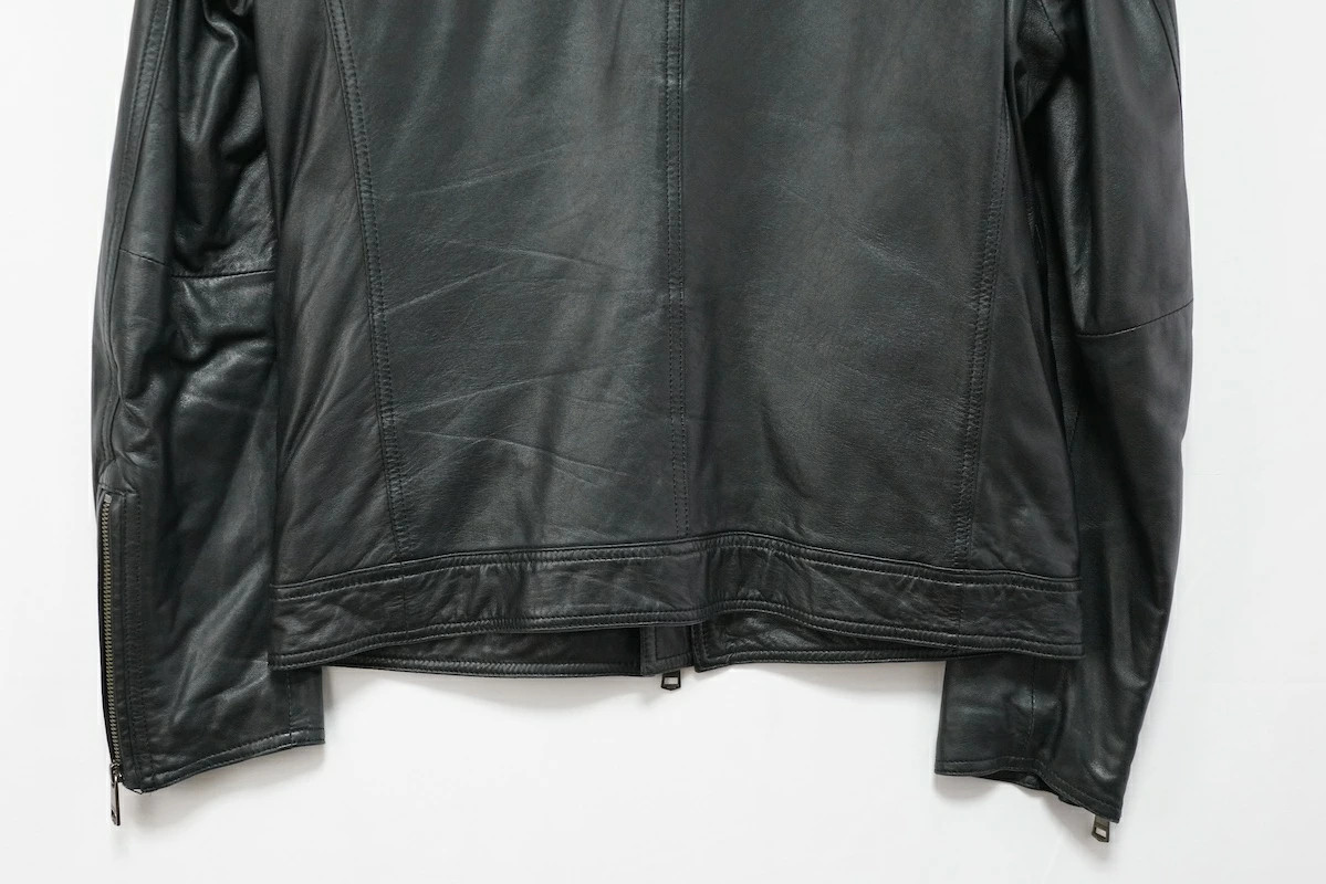 Burberry Black Label Leather Biker Jacket Men L No Fur Used | eBay Burberry Black Label Leather Biker Jacket Men L No Fur Used | eBay