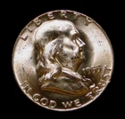 UNC 1955 FRANKLIN HALF DOLLAR OLD U.S. TYPE COIN