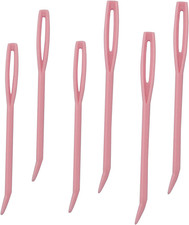 12Pcs Bent Tip Tapestry Needles Plastic Large Eye Blunt Needles Needlework Craft