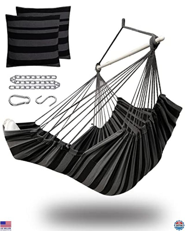 Hanging Chair Swing For Bedroom With Foot Rest, Max 500