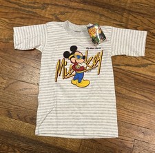 Vintage 90s Sherry  s Best Disney Key West Florida Tee Kids M 10-12 Mickey Mouse