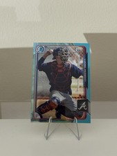 2015 Bowman Draft - Chrome Lucas Herbert #41 Sky Blue Refractor (RC) - Braves