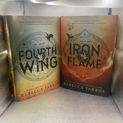 Fourth Wing Iron Flame Rebecca Yarros Hardcover Standard Edition Empyrean Set