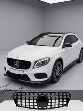 Mercedes GLA X156 (2014-2016) K&uuml;hlergrill Panamericana GT Style Glanz Schwarz