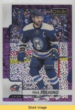 2017-18 O-Pee-Chee Platinum Violet Pixels Nick Foligno #44 READ zq9