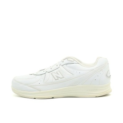New Balance Herren 577 Walker Sneaker Weiß Leder Low-Top Abzorb ämpfung EU 45.5