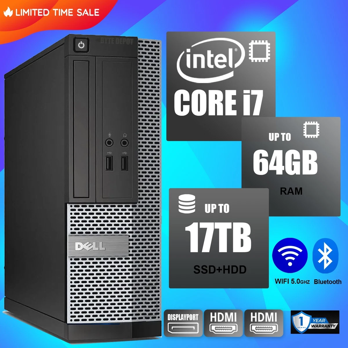 CPU Intel Core i7-10700 2.90GHz CPU Dell PC Desktops & All-In-One Computers for sale | eBay