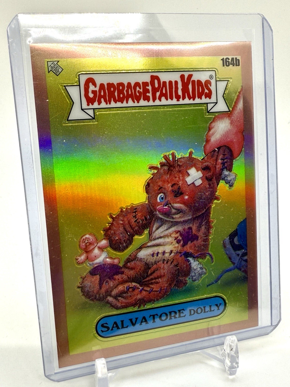 2021 Garbage Pail Kids Chrome Series 4 Salvatore Dolly #164b Rose Gold #2/25