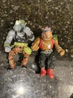 Vintage 1988 TMNT Bebop & Rocksteady Teenage Mutant Ninja Turtles Lot Playmates