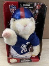 New Gemmy NFL Hamster New York Giants   Cheering In Box 2003 Official License