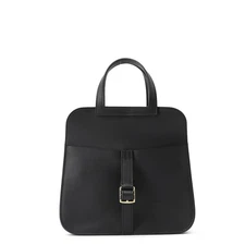 HERMES Halzan Size Mini Swift Leather Black