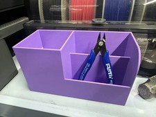 Portapenne in Plastica - Organizer da Scrivania con Scomparti Multipli e Design Compatto