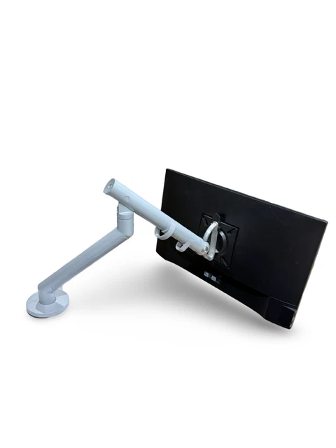 Herman Miller: brazo de monitor CBS FLO + abrazadera de escritorio, plateado, puede contener hasta 15,4 lb Foto 4 de 4