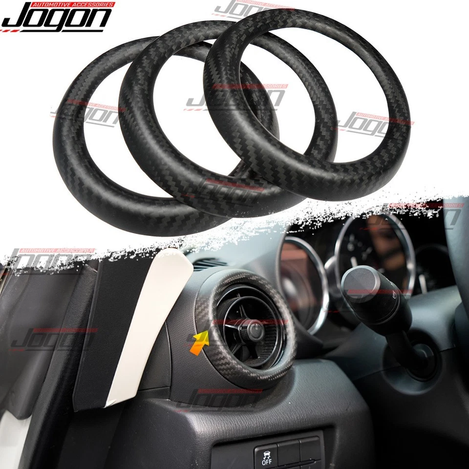 Cubierta de nivel de fibra de carbono seca interior y exterior para Mazda MX-5 Miata 2016+ Foto 3 de 4